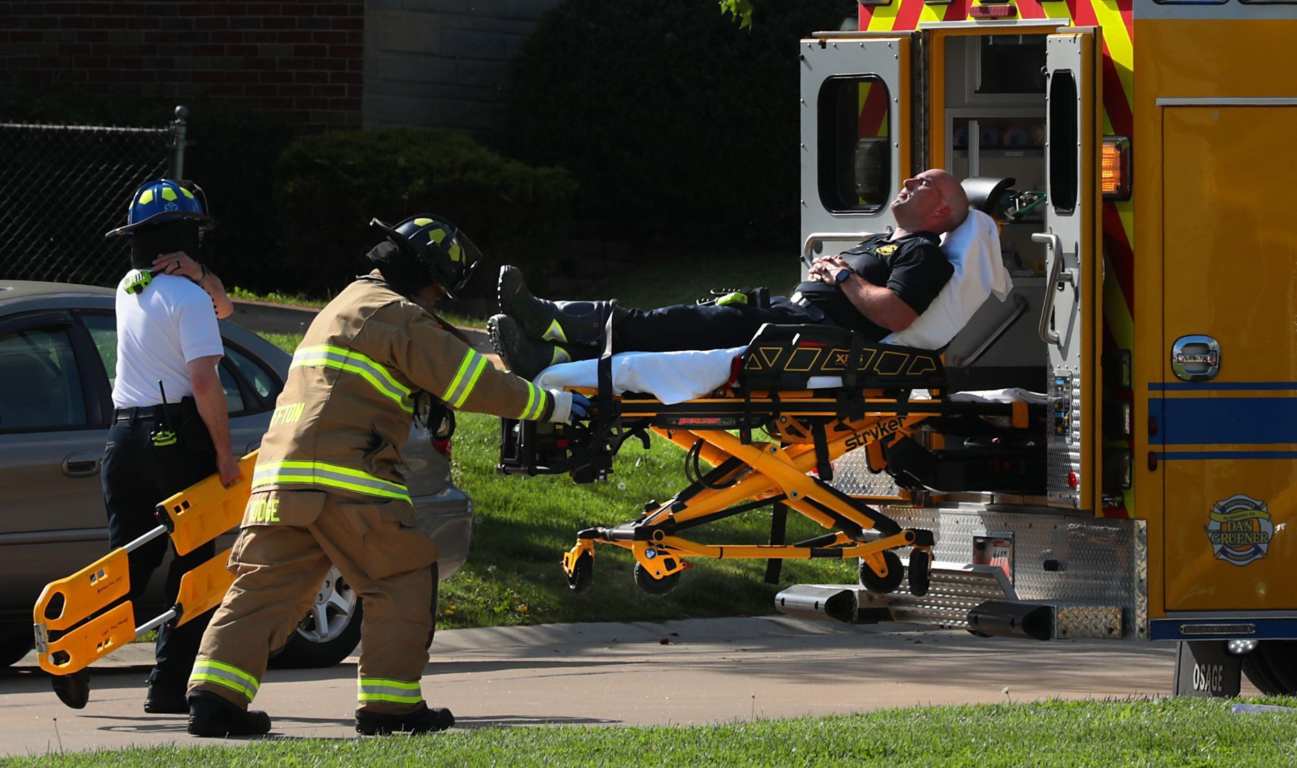 Large chemical fire in south St. Louis County